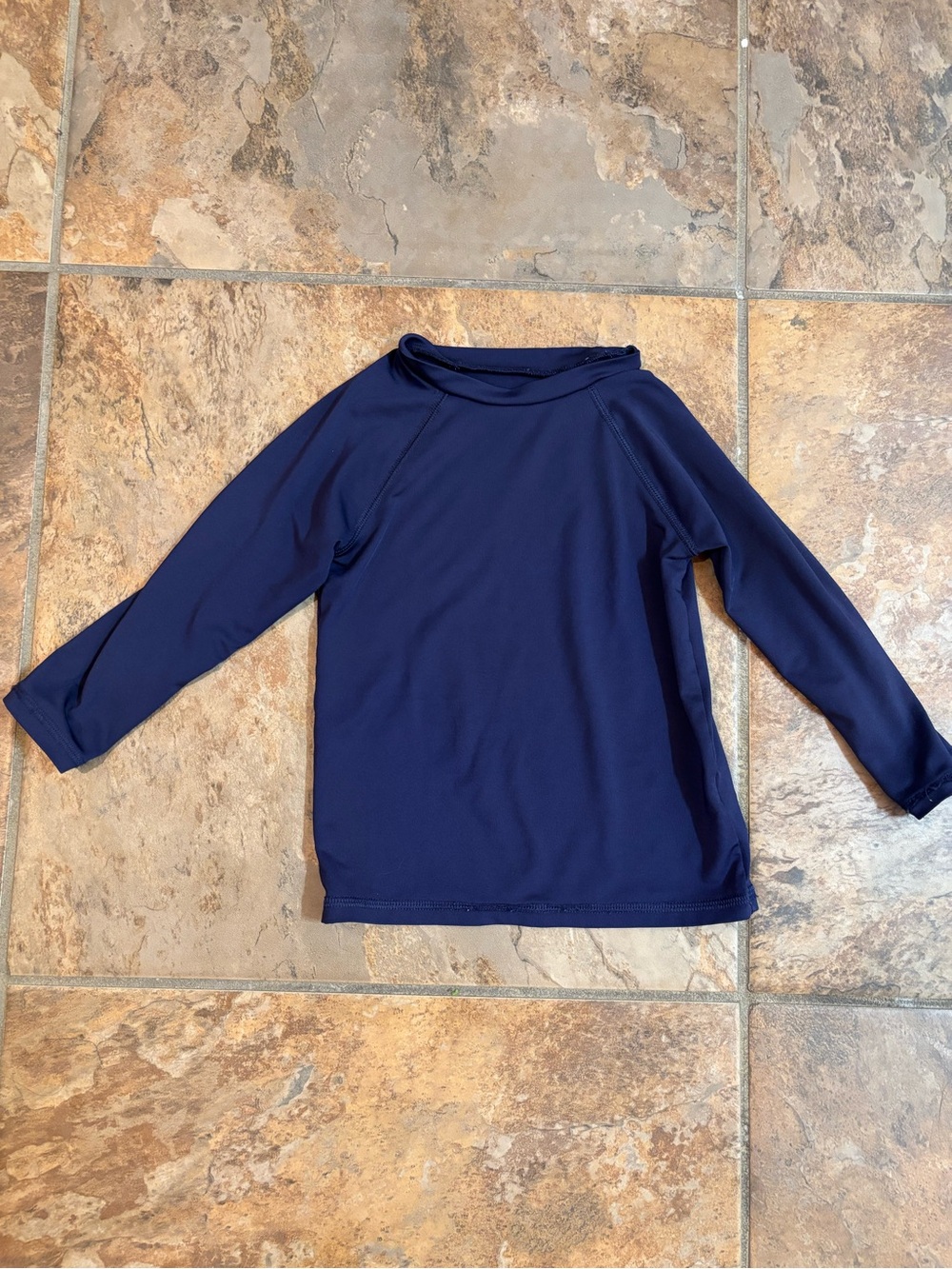 Navy toddler rash guard